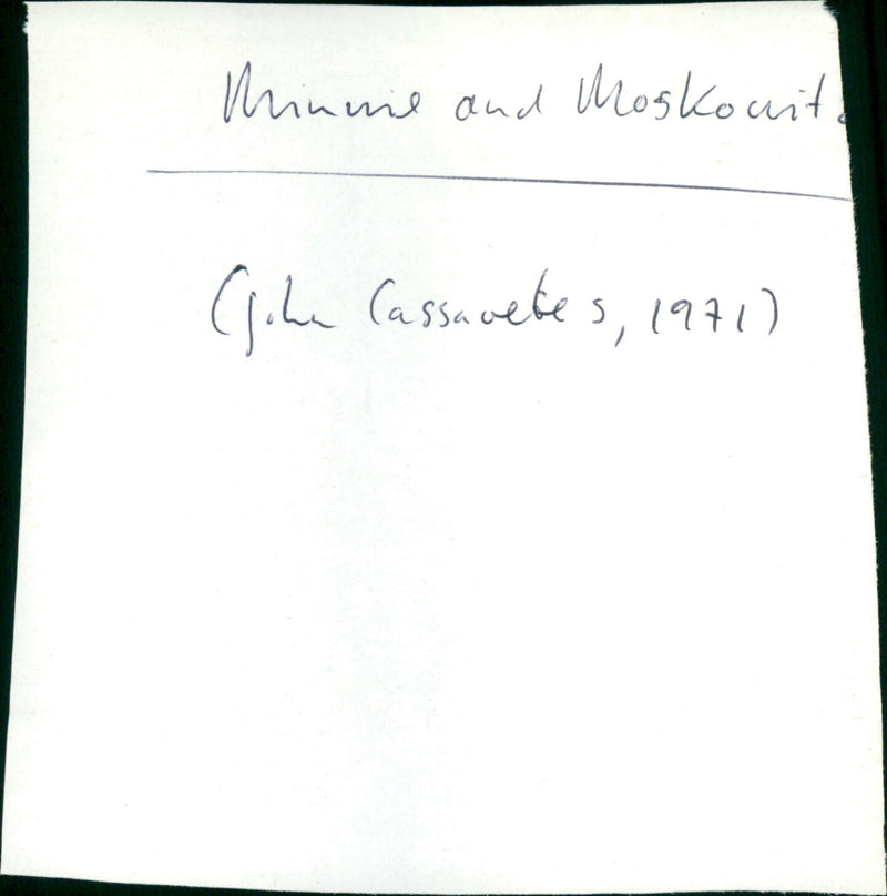 Minnie and Moskowitz - Vintage Photograph