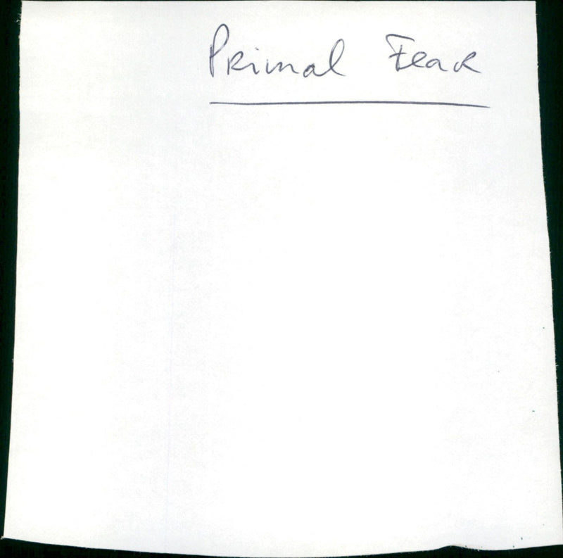 Primal Fear - Vintage Photograph
