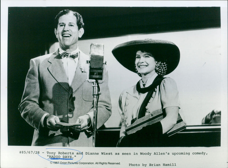 Tony Roberts and Diane Wiest - Radio Days - Vintage Photograph