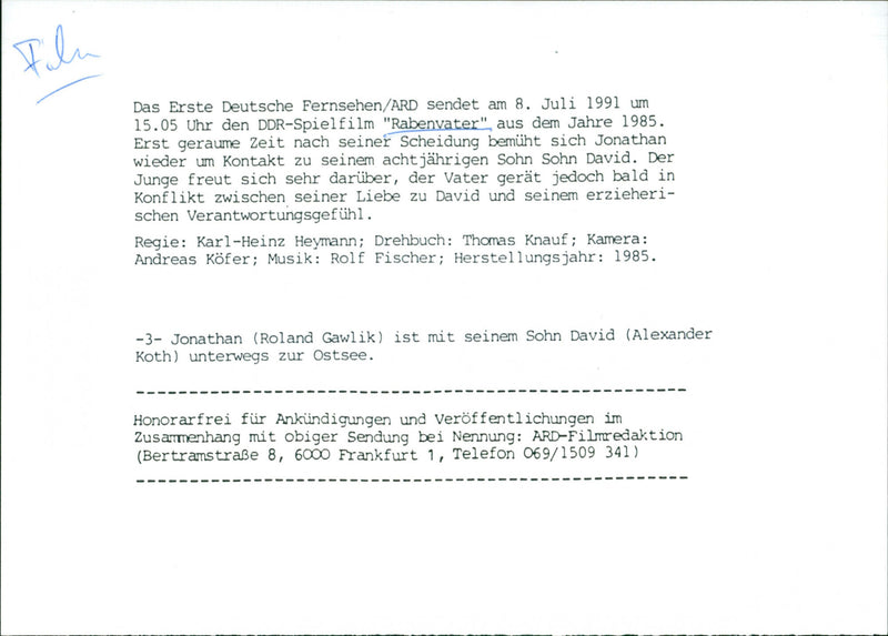 Rabenvater - Vintage Photograph