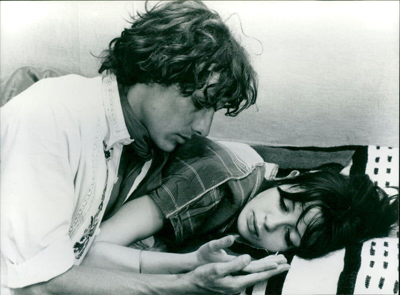 Juliet Berto and Alain Libolt - Vintage Photograph