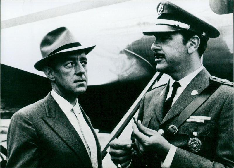 Alec Guinness and Ernie Kovacs - Vintage Photograph