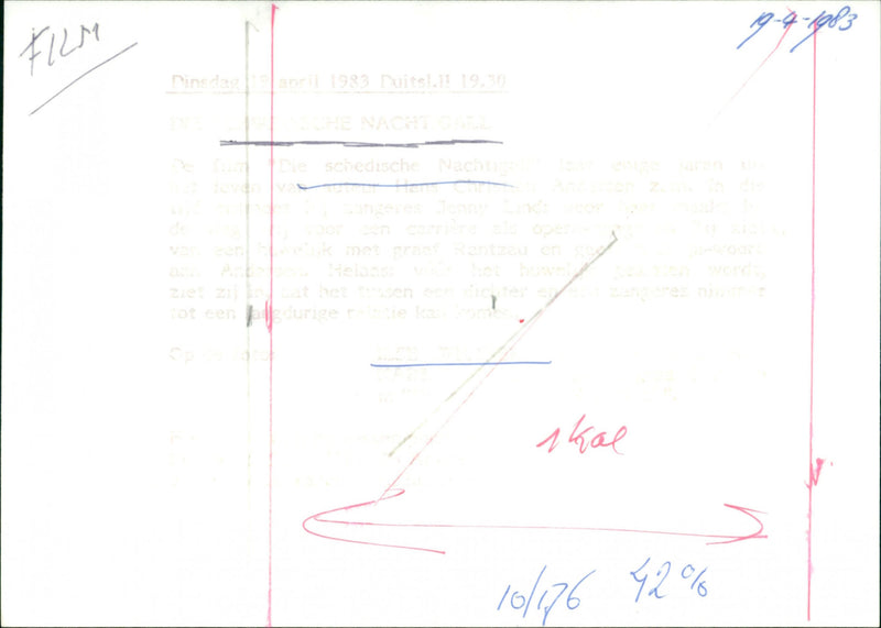 The Swedish Nightingale (Die schwedische Nachtigall) - Vintage Photograph