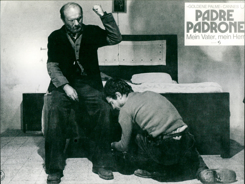 Omero Antonutti and Saverio Marioni - Padre Padrone - Vintage Photograph