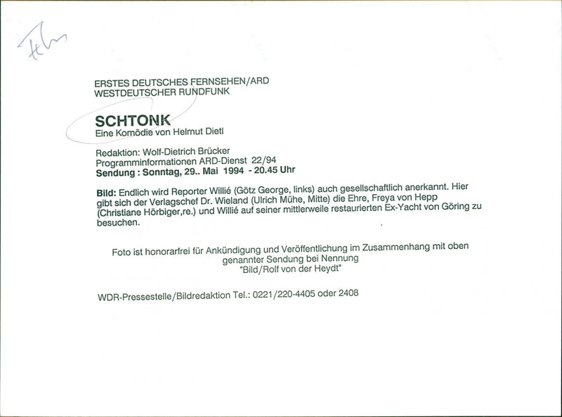 Schtonk - Vintage Photograph