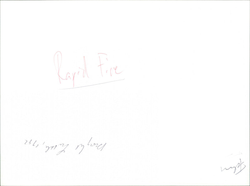 Rapid Fire - Vintage Photograph