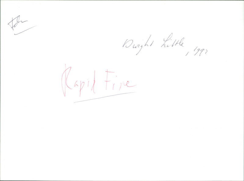 Rapid Fire - Vintage Photograph
