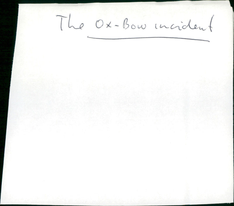 The Ox-Bow Incident - Vintage Photograph