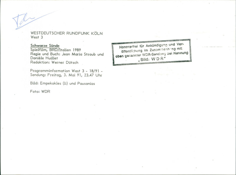 Schwarze Sünde - Vintage Photograph