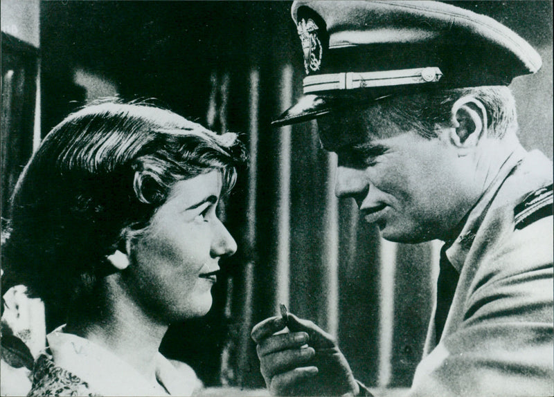 Barbara Bel Geddes and Richard Widmark - Panic in the Streets - Vintage Photograph