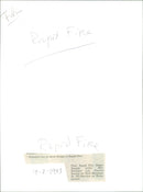 Rapid Fire - Vintage Photograph