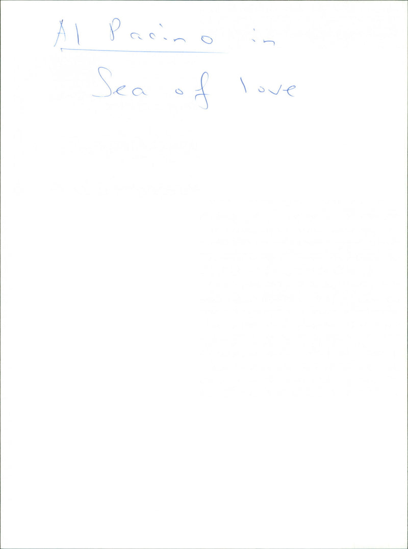 Sea of Love - Vintage Photograph