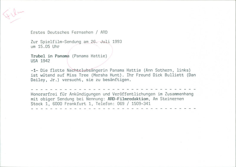 Panama Hattie - Vintage Photograph