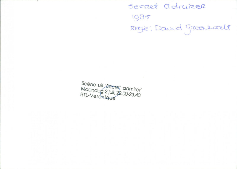 Secret Admirer - Vintage Photograph