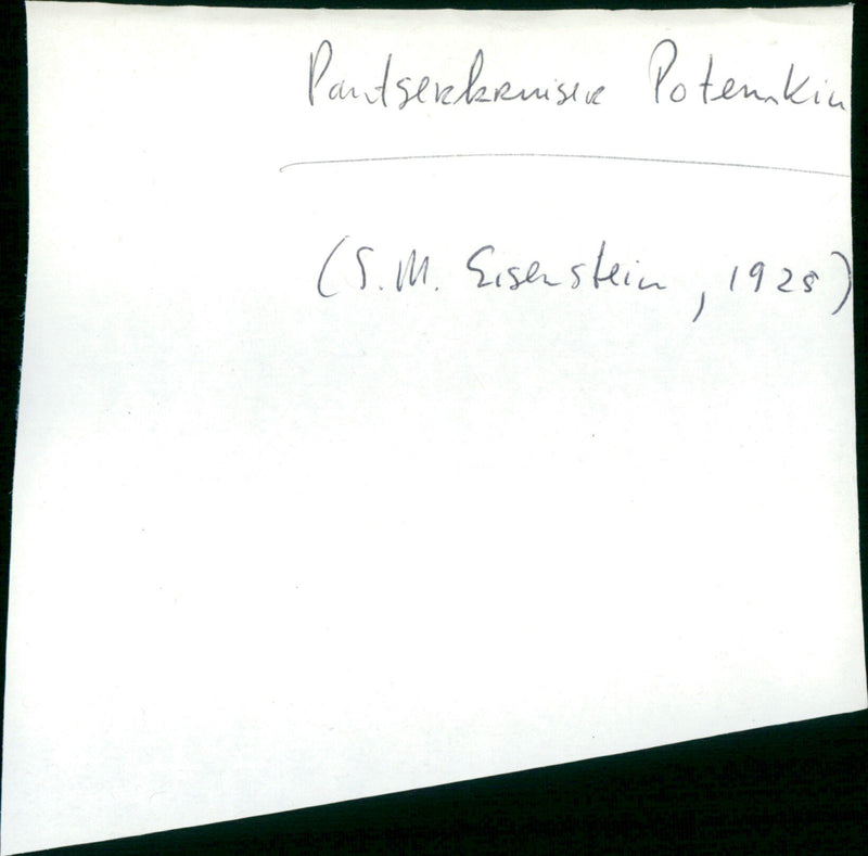 Battleship Potemkin - Vintage Photograph