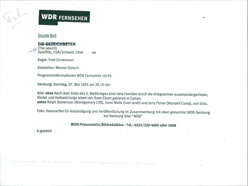 Die Gezeichneten - Vintage Photograph