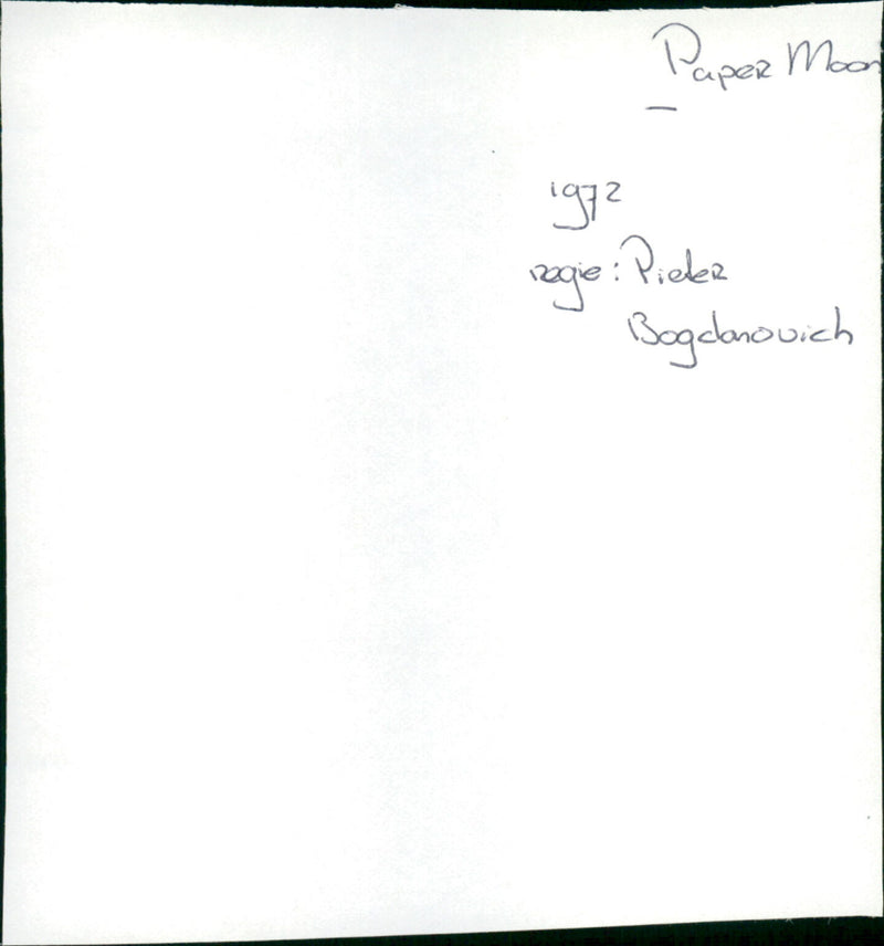 Paper Moon - Vintage Photograph