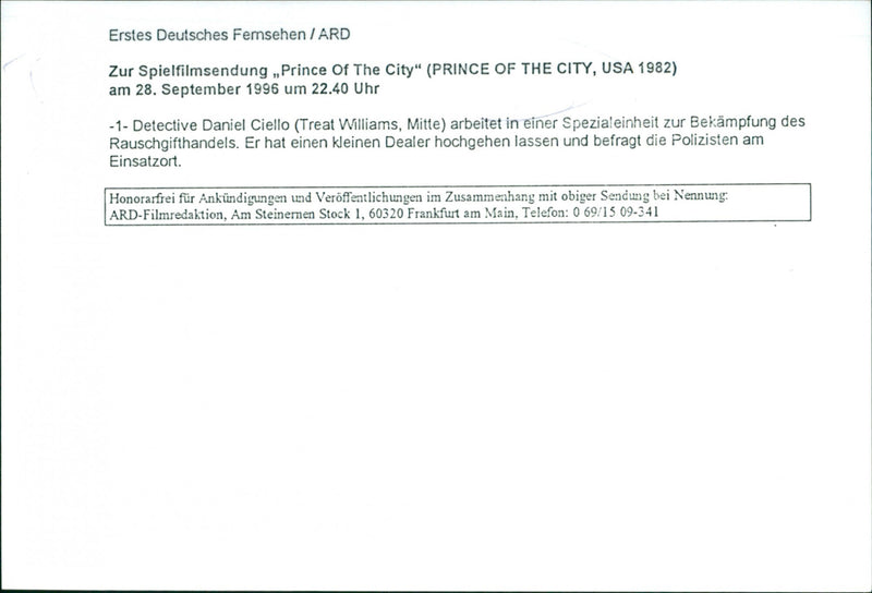 Treat Williams - Prince of the City - Vintage Photograph