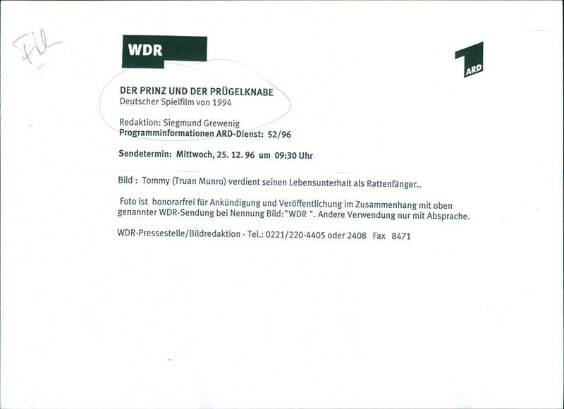 Truan Munro - Der Prinz und der Prügelknabe - Vintage Photograph