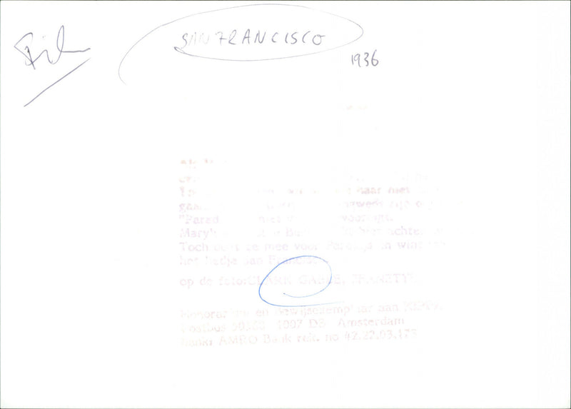 San Francisco - Vintage Photograph