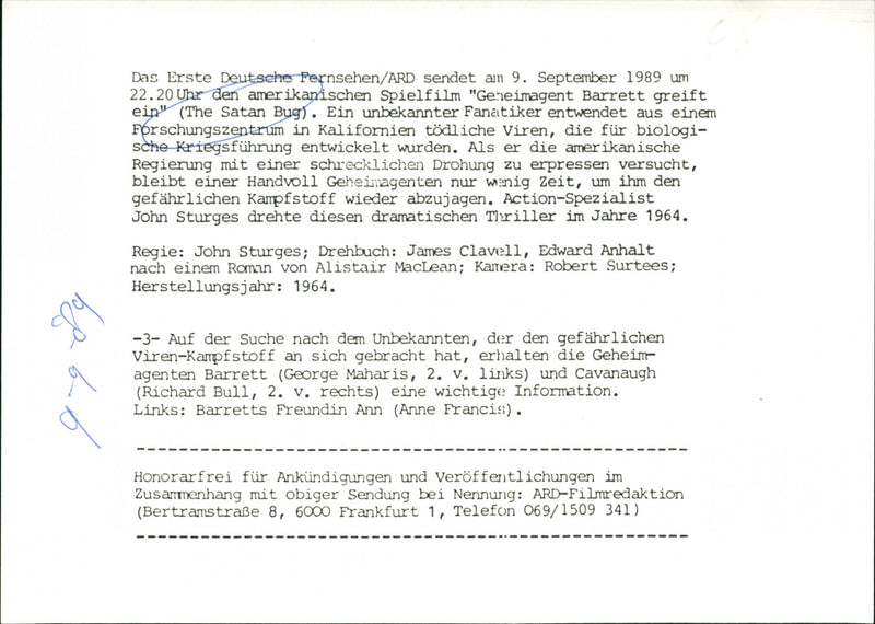 The Satan Bug - Vintage Photograph