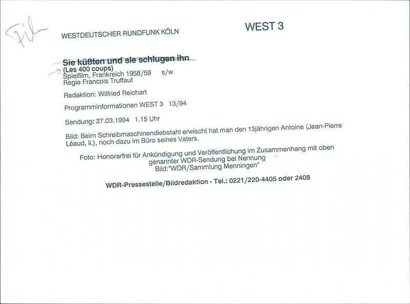 Les Quatre Cents Coups - Vintage Photograph