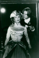 Matthew Modine and Faye Dunaway - La Partita - Vintage Photograph