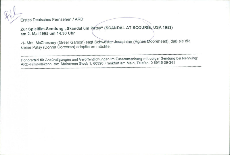 Scandal at Scourie - Vintage Photograph