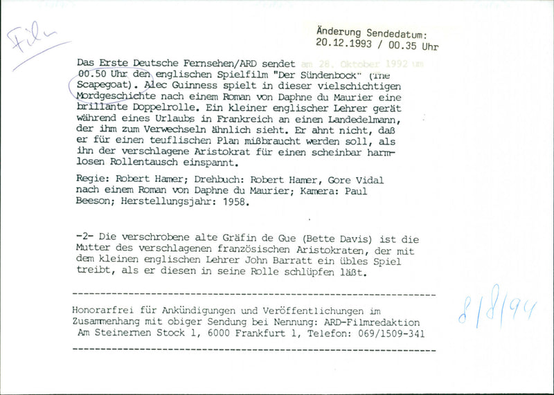 The Scapegoat - Vintage Photograph