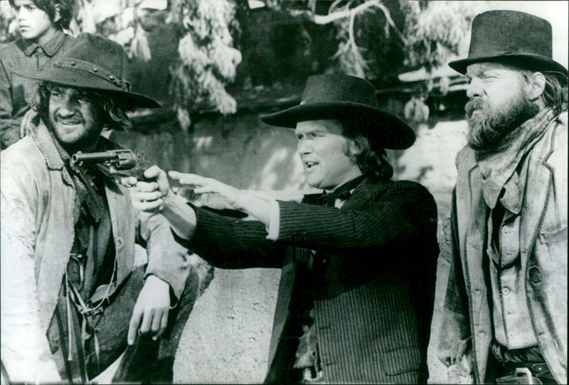 Pat Garrett and Billy the kid - Vintage Photograph