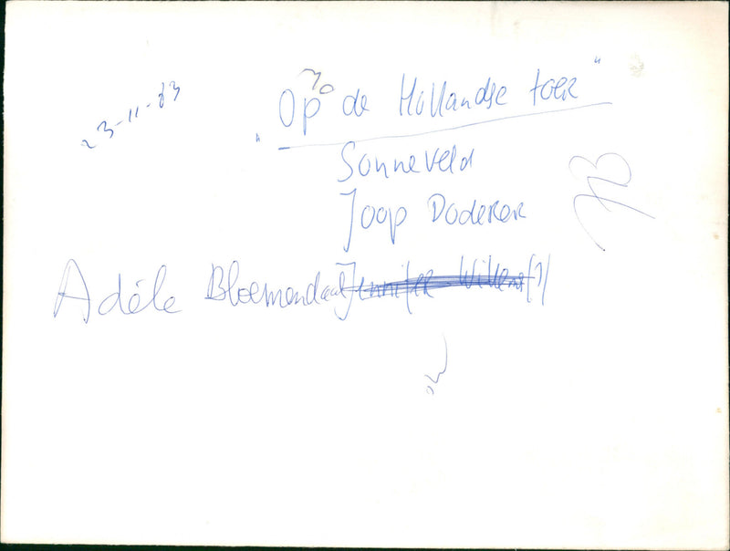 Op de Hollandse toer - Vintage Photograph