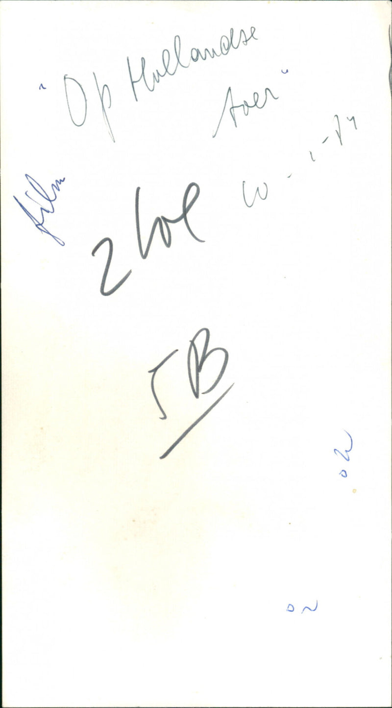 Op de Hollandse toer - Vintage Photograph