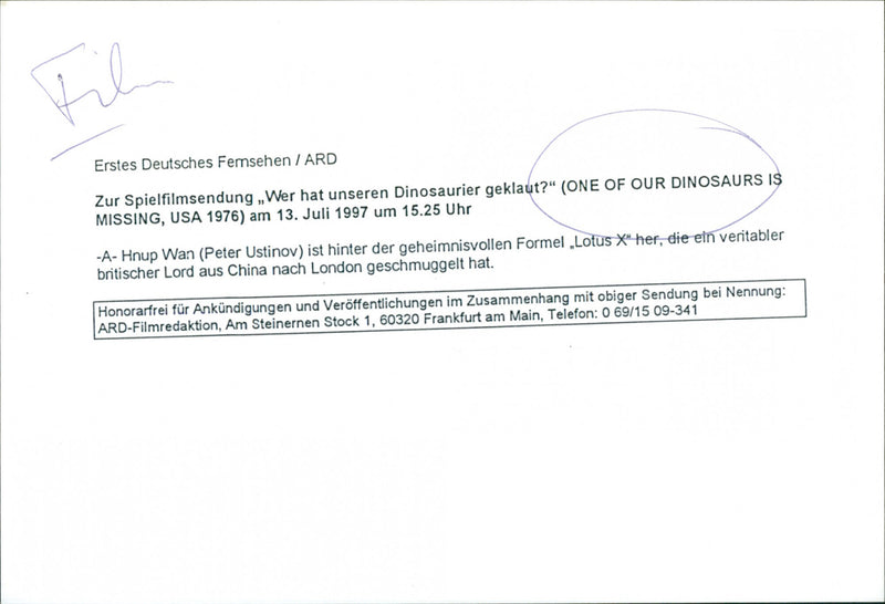 One of Our Dinosaurs Is Missing (1975) - Vintage Photograph