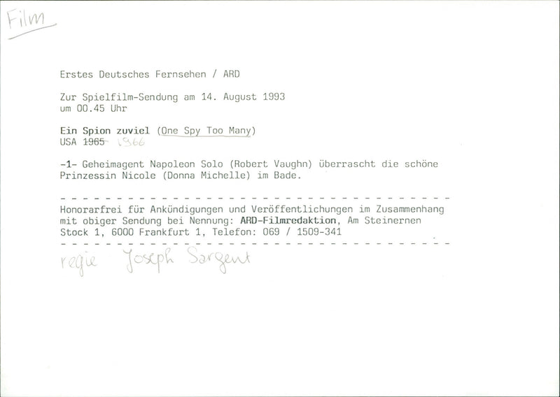 One spy too many - Vintage Photograph