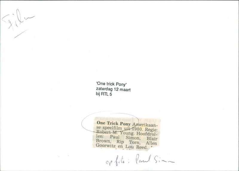 One-Trick Pony - Vintage Photograph