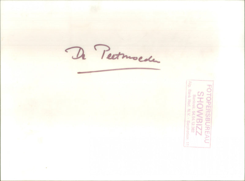 De peetmoeder - Vintage Photograph