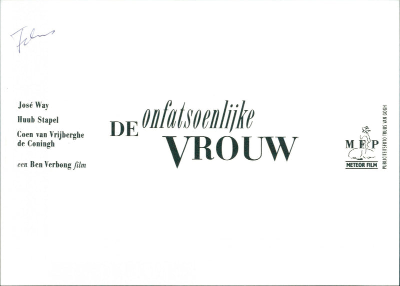 De Onfatsoenlijke Vrouw - Vintage Photograph