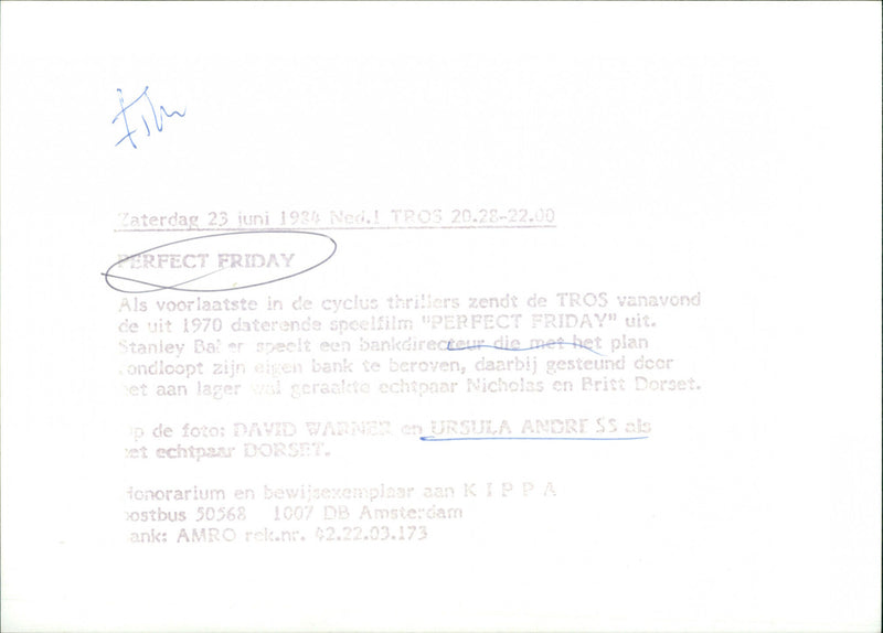 Perfect Friday - Vintage Photograph