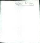 Perfect Friday - Vintage Photograph