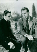 Frank Sinatra and Fred MacMurray - The Miracle of the Bells - Vintage Photograph