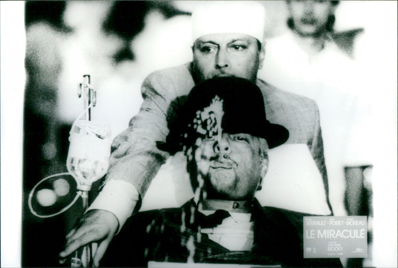 Michel Serrault and Roland Blanche - Le Miracule - Vintage Photograph