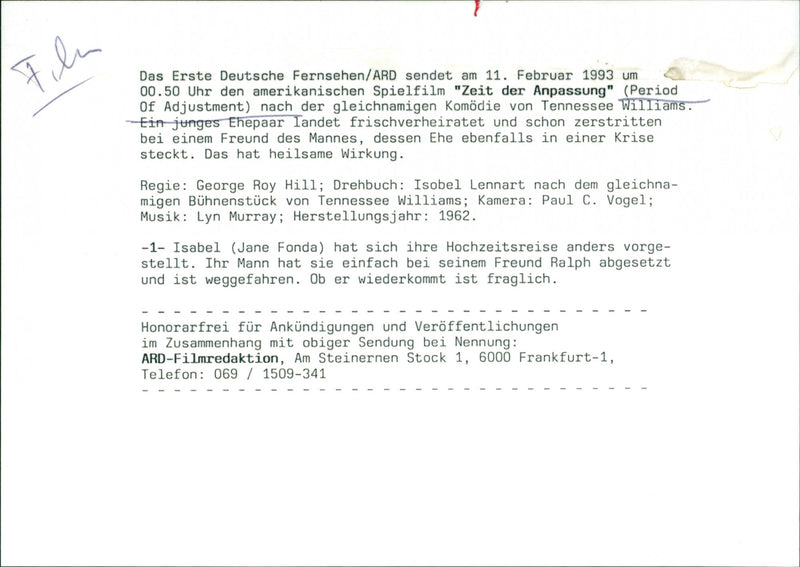 Period of Adjustment - Vintage Photograph