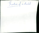 Shadow of a Doubt - Vintage Photograph