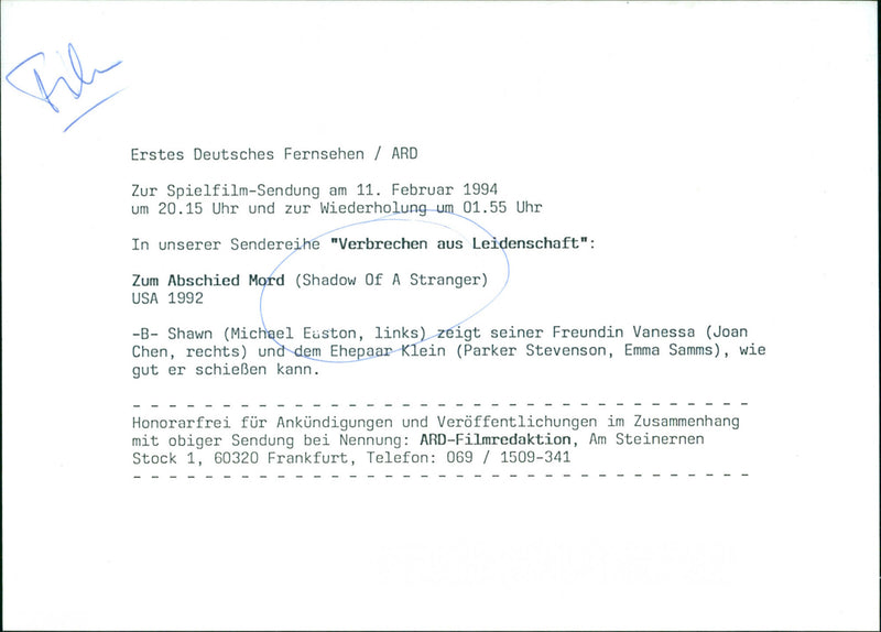 Shadow of a Stranger - Vintage Photograph