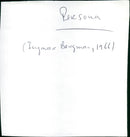 Persona - Vintage Photograph