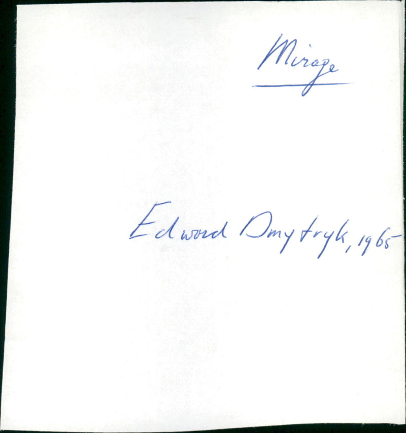 Mirage - Vintage Photograph