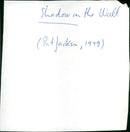 Shadow on the Wall - Vintage Photograph