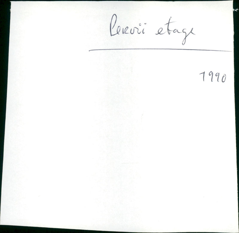 pervii etage - Vintage Photograph