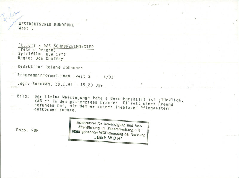 Pete's Dragon - Vintage Photograph