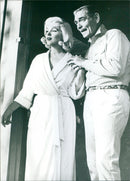 Marilyn Monroe and Clark Gable - Vintage Photograph